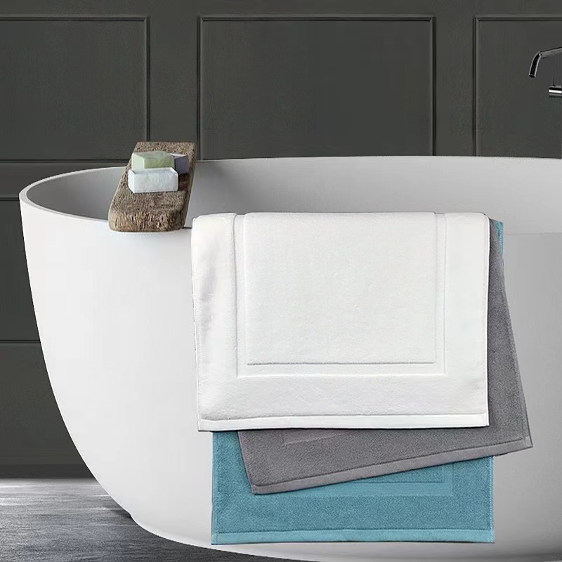 Home Spa Wellness - White Floor Towel Thicken Jacquard SPA