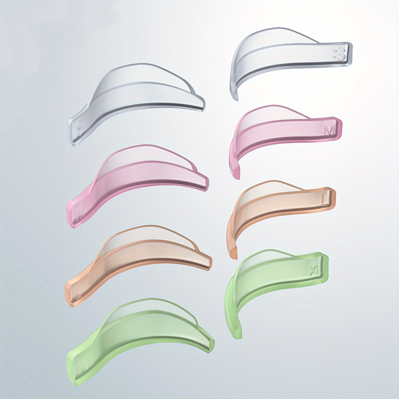 Lash Lift Kit - 4 Pairs Lash Lift Silicone Pads,