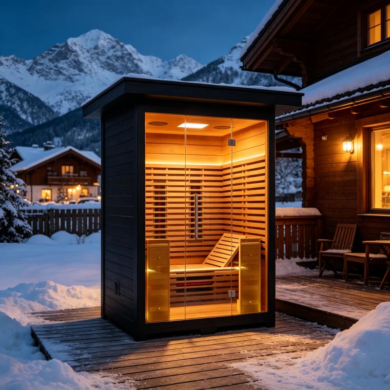 Spa Wellness Usa - Custom Size Sauna Room Solid Wood