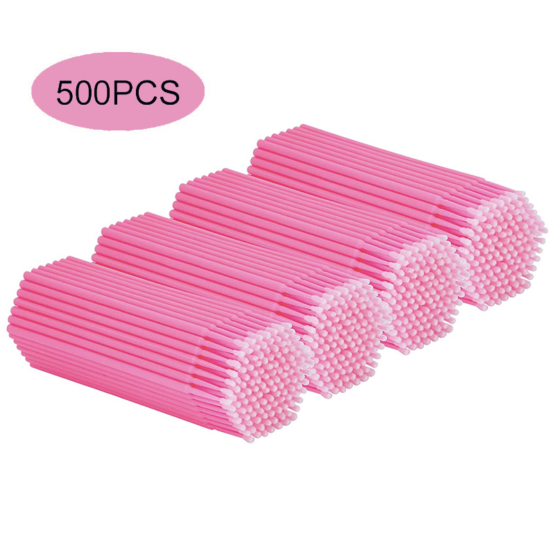 Lash Lift Kit - 500pcs/lot Eyelash Extension Cleaning Swabs Lash