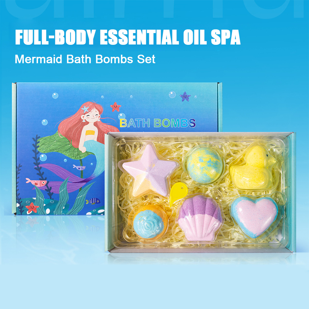 Spa And Wellness - 6Pcs Bath Bomb Gift Set for