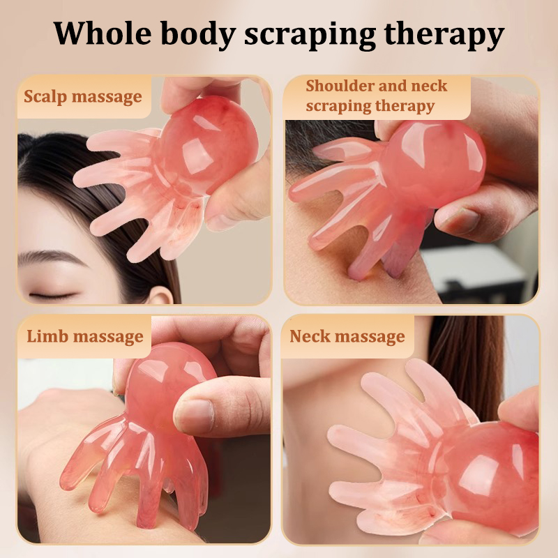 Resin Octopus Comb Head Massag - Home Spa Wellness review and price