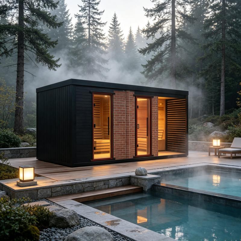 Customized Outdoor Sauna House - Spa Wellness Usa review and price
