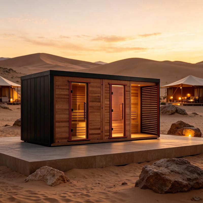 Customized Outdoor Sauna House - Spa Wellness Usa review and price