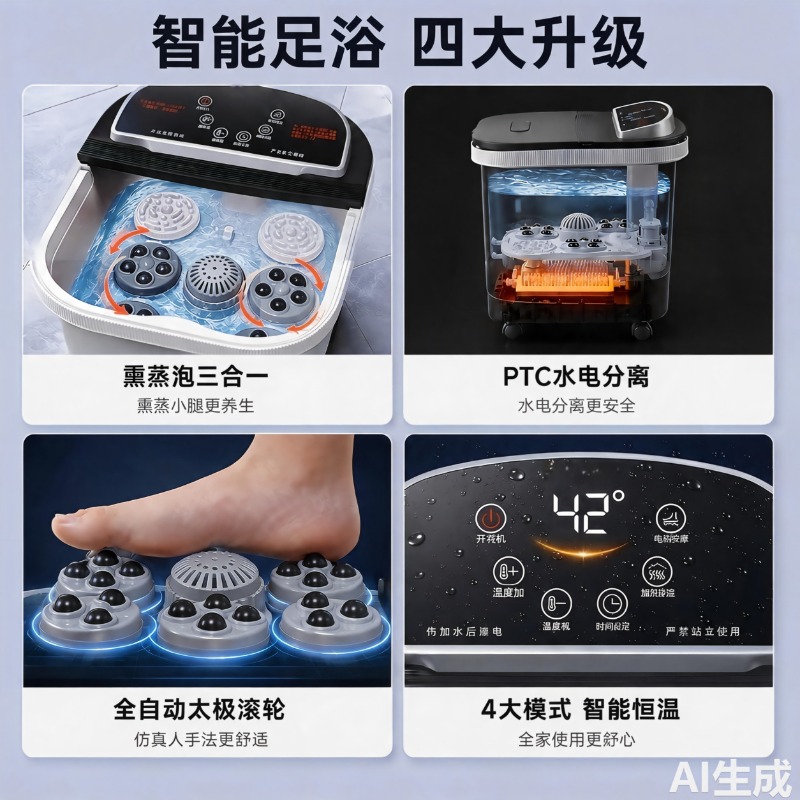 Electric Foot Bath Bucket, Con - Spa & Wellness Hotel Diamond Ustroń review and price