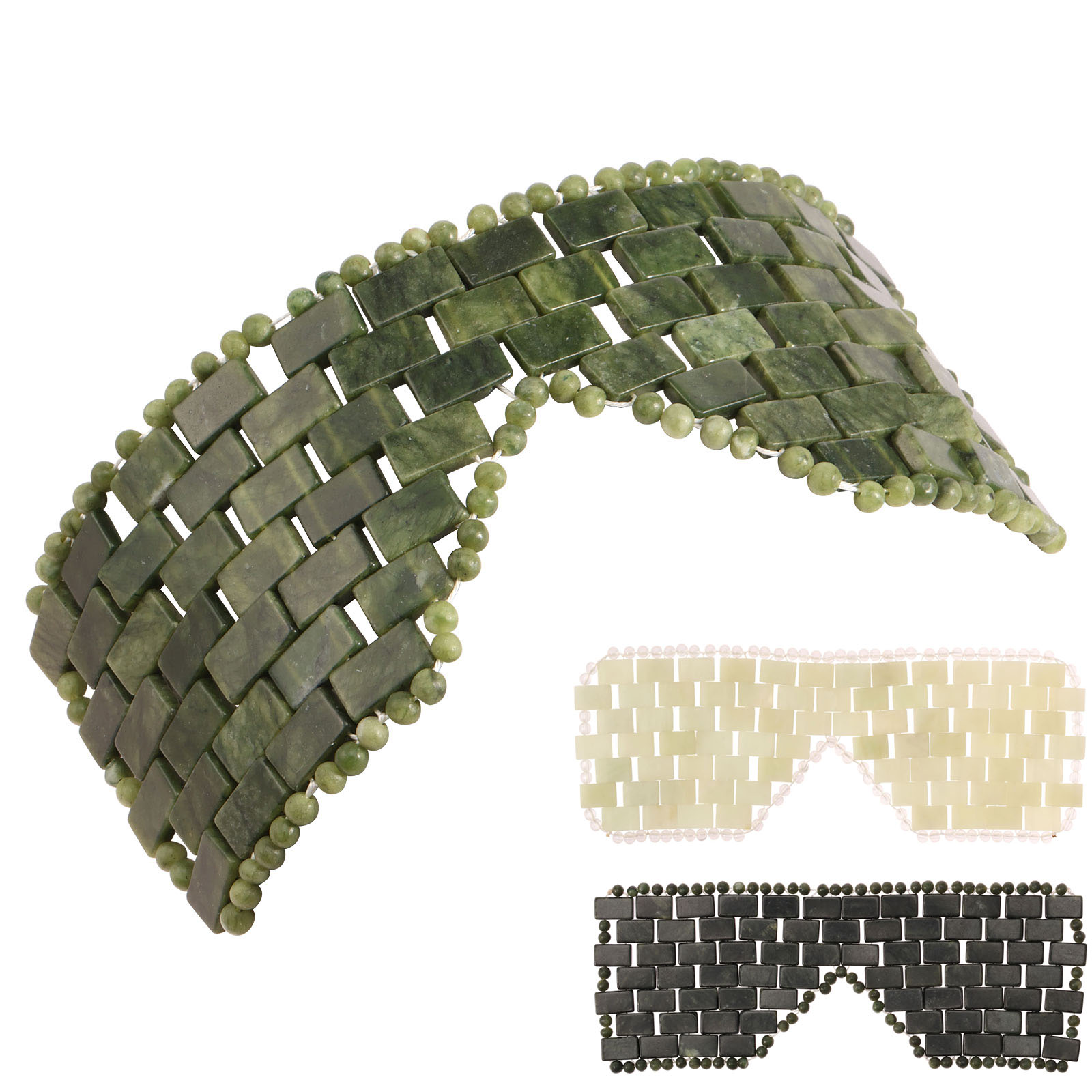 Natural Jade Face Eye Mask Coo - Home Spa Wellness review and price
