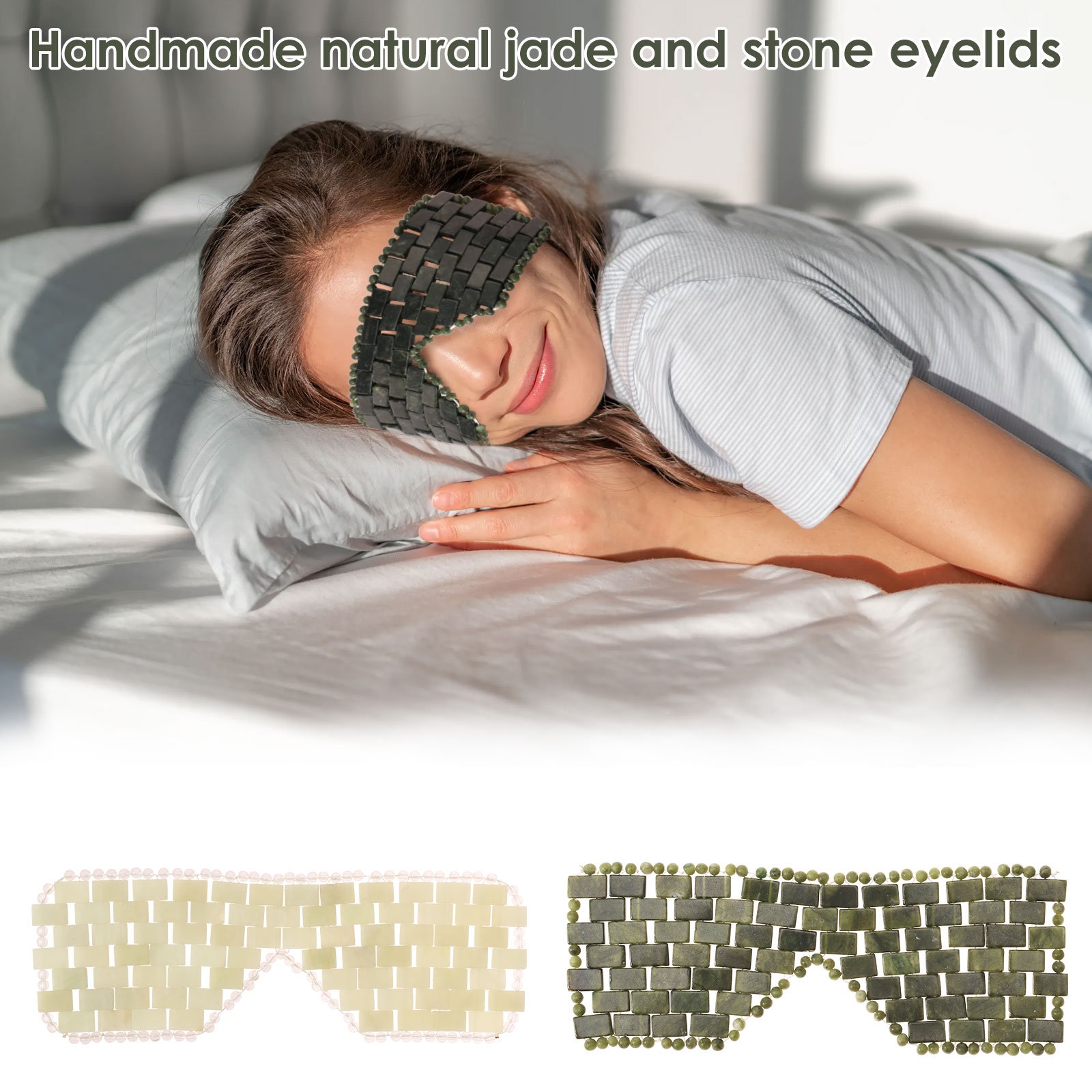 Natural Jade Face Eye Mask Coo - Home Spa Wellness review and price