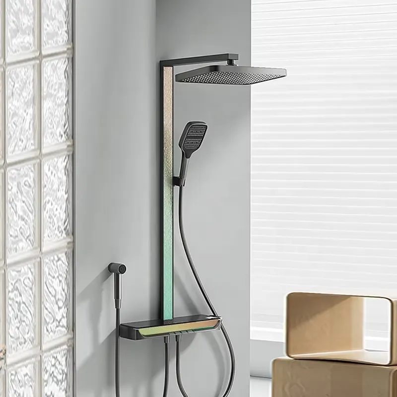 Brass Digital Waterfall Shower - Spa & Wellness Hotel Diamond Ustroń review and price
