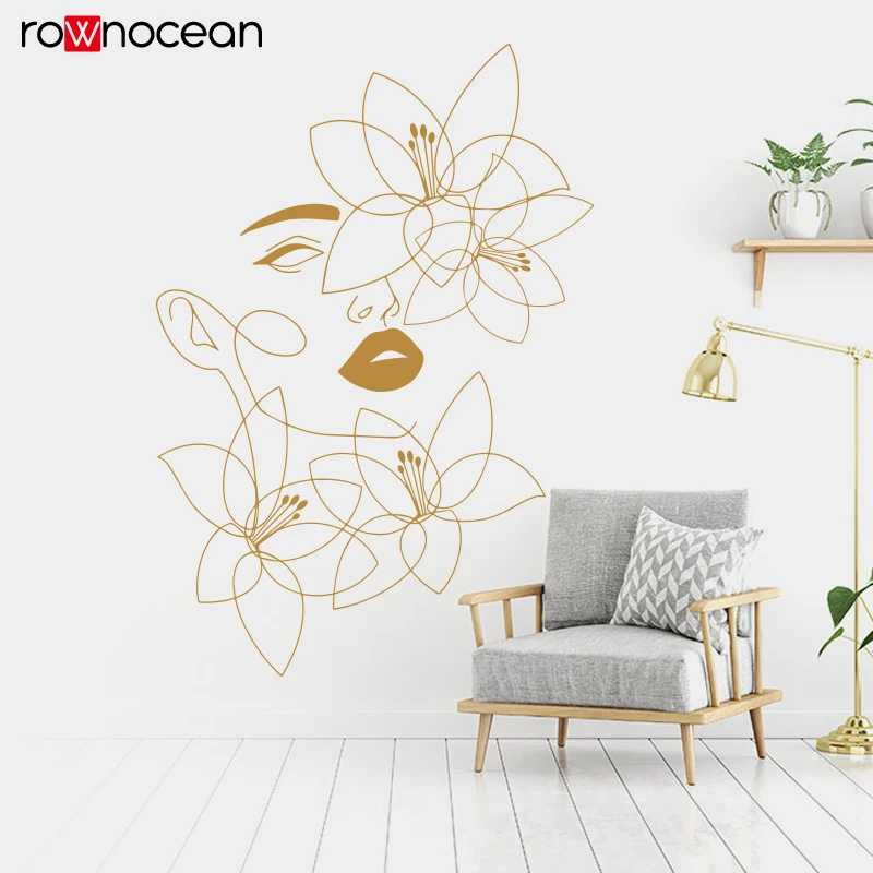One Line Wall Decals Beauty Wa - Spa Wellness Usa review and price