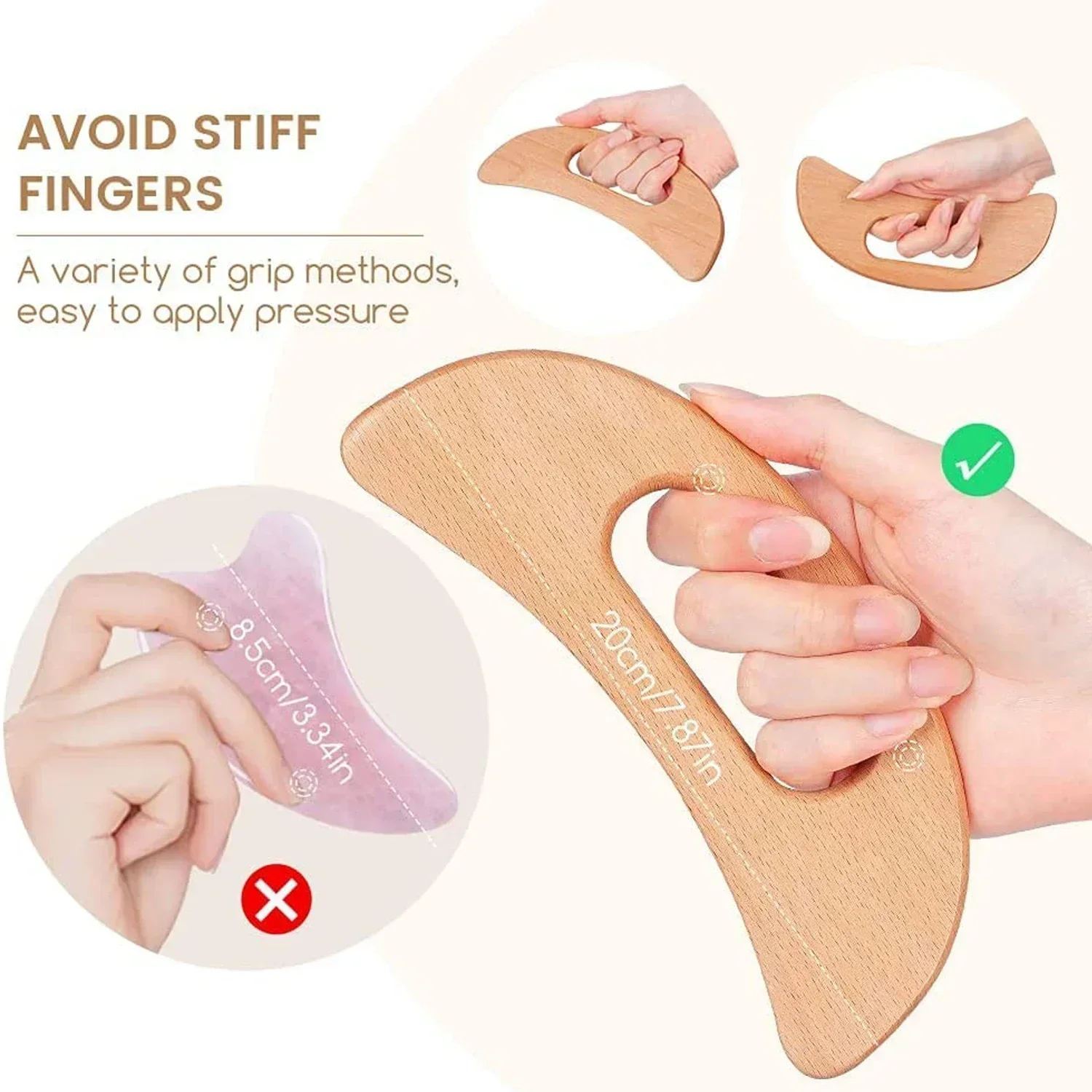 Wooden Gua Sha Tool for Body M - Spa And Wellness review and price