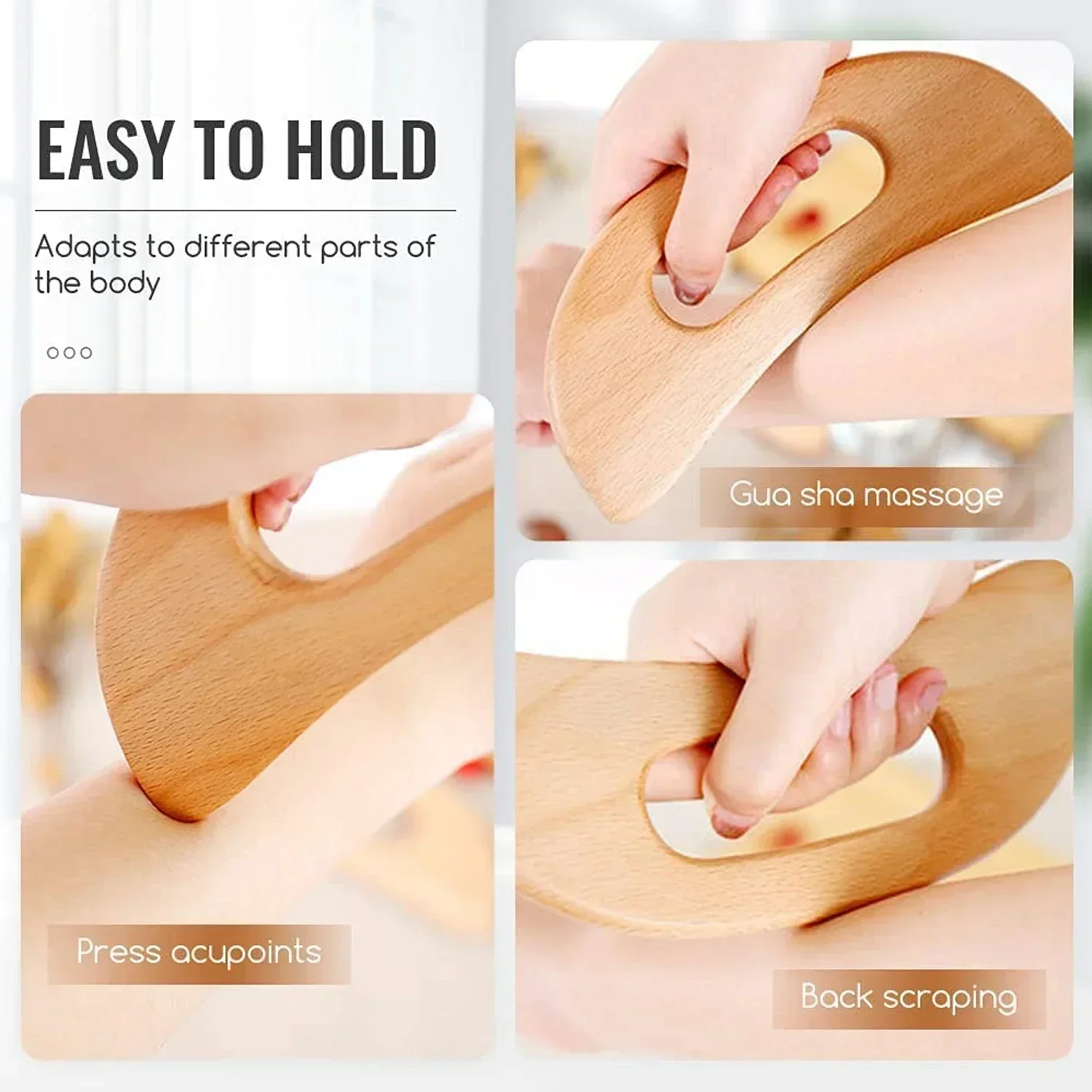Wooden Gua Sha Tool for Body M - Spa And Wellness review and price