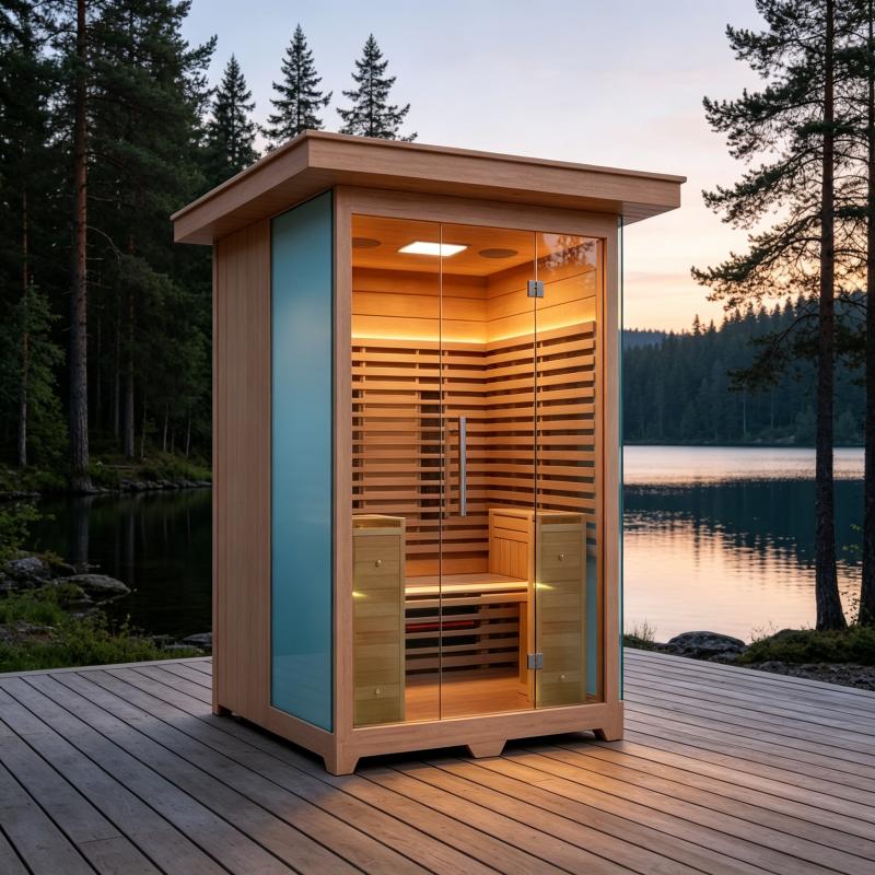 Custom Size Sauna Room Solid W - Spa Wellness Usa review and price