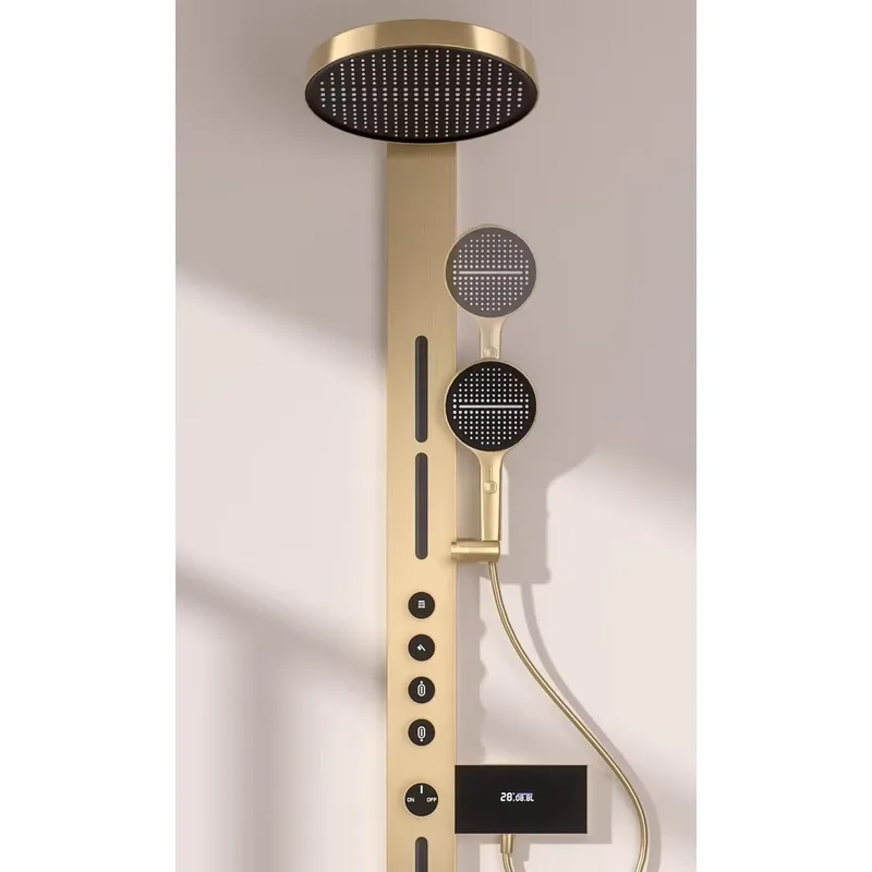 Brass Rainfall Shower Panel Se - Spa & Wellness Hotel Diamond Ustroń review and price